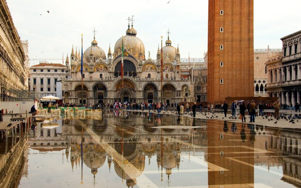 Венеция. Наводнение. Площадь Святого Марка